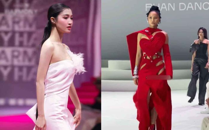 Vừa gặp sự cố trên sàn diễn, H'Hen Niê bị so sánh với đàn em Phương Nhi: Ai rồi cũng vấp mà thôi