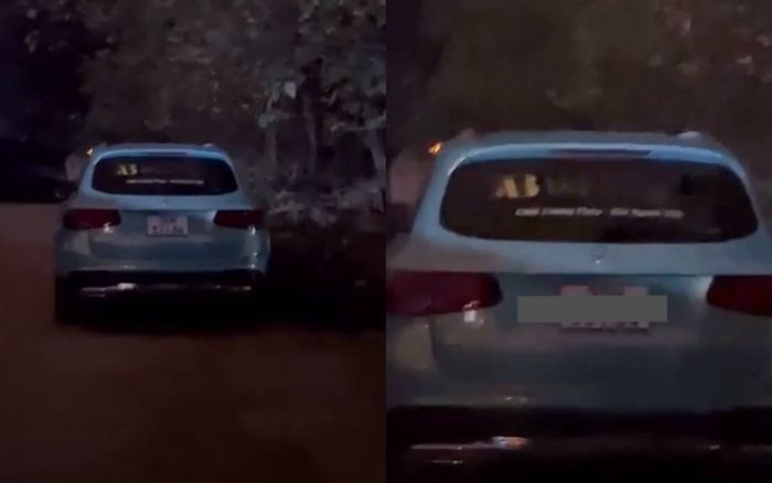 Rầm rộ clip xe Mẹc bị nghi của một nam ca sĩ nổi tiếng nhún nhảy liên tục giữa đường