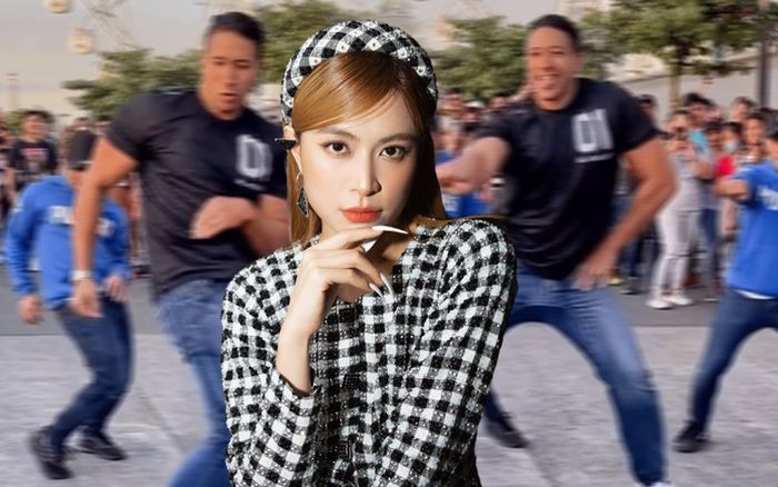 Nam cầu thủ cơ bắp 'See Tình' Hoàng Thùy Linh trên đường, dân mạng: 'Nghệ cả củ đây rồi'