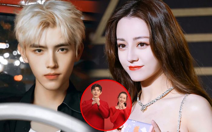 Địch Lệ Nhiệt Ba chung hình với Trần Phi Vũ: Nhìn lạ lắm, đứng cạnh đàng trai mà ngỡ dì - cháu