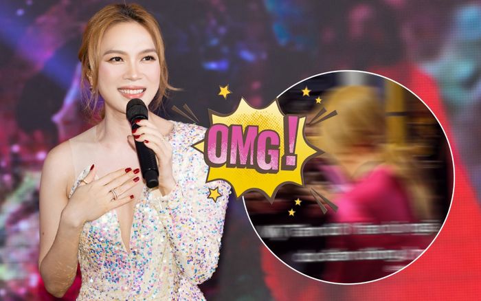 Đang giao lưu, bất ngờ trước phản ứng của Mỹ Tâm khi thấy 1 fan vấp ngã ngay trước mặt