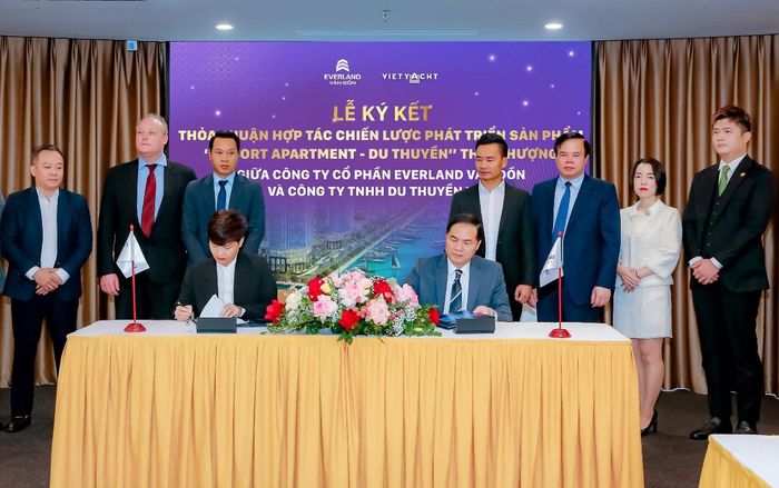 Everland và Vietyacht hợp tác phát triển sản phẩm 'Resort Apartment – Du thuyền' thời thượng tại Vân Đồn