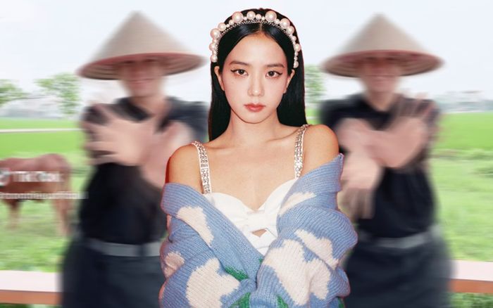 Nam ca sĩ Việt đầu đội nón lá, nhảy Flower giữa cánh đồng quê: Jisoo xem được chắc sẽ cười ngất!