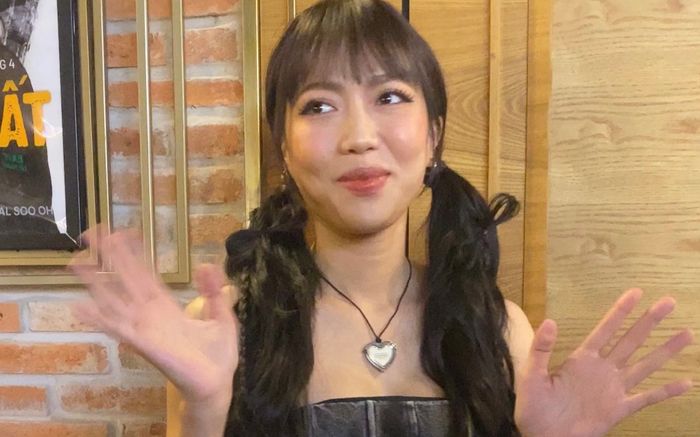 Đến chúc mừng Dương Hoàng Yến, Diệu Nhi có phản ứng gây chú ý khi được hỏi về tin đồn mang bầu