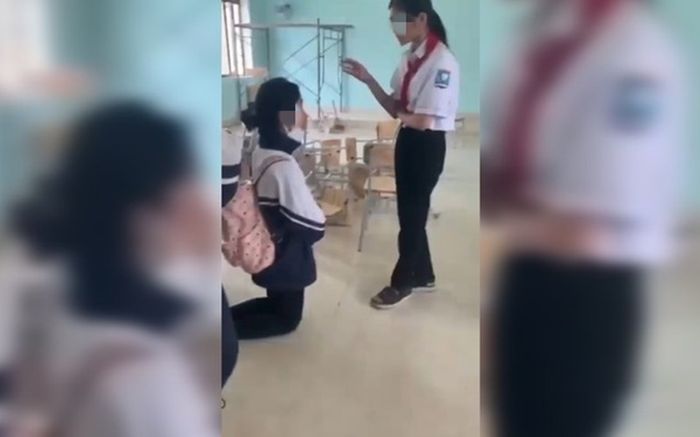 Diễn biến mới vụ nữ sinh bị bạn bắt quỳ và tát liên tục vào mặt ở Quảng Bình