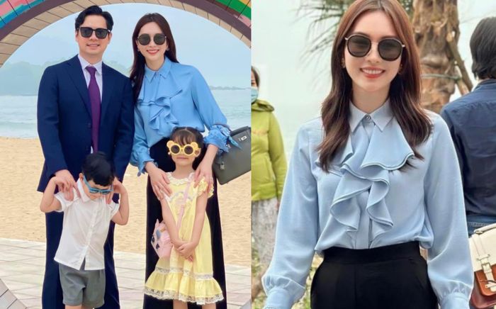 Khoe khung ảnh gia đình cực phẩm, Đặng Thu Thảo gây sốt vì nhan sắc mặn mà