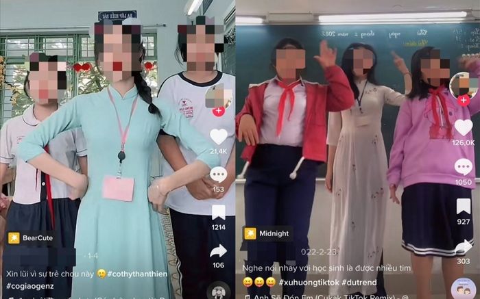 Giáo viên 'nghiện' quay clip học sinh đăng lên Tiktok coi chừng phạm luật