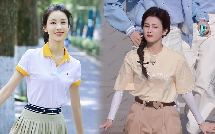 Cùng một ngày, Bạch Lộc và chị gái 'bạch liên hoa' đình đám thiên giới đụng độ tạo hình học sinh
