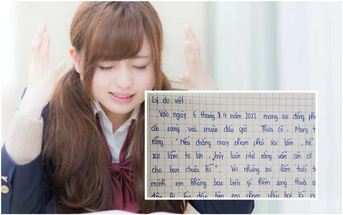 Cô giáo phì cười vì bản kiểm điểm của học trò, CĐM cũng khẳng định: Học giỏi Văn mới viết được thế này