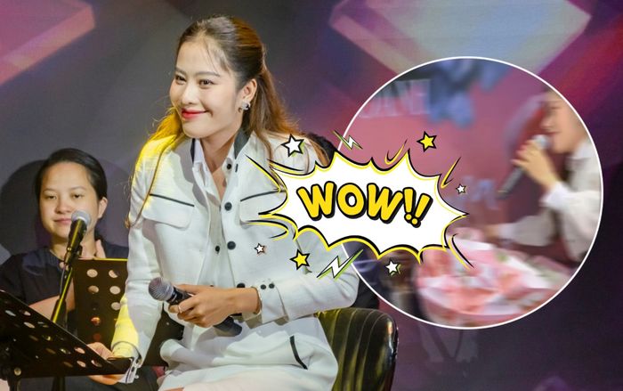 Được khán giả tặng hoa trong đêm diễn, Nam Em liền nhường lại cho 'người quan trọng'