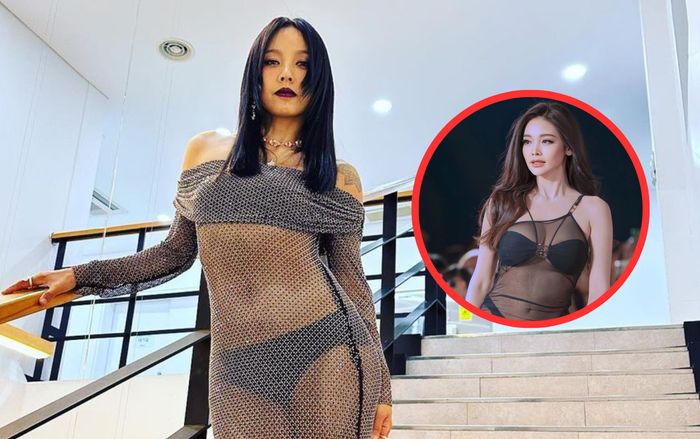 'Nữ hoàng gợi cảm' Lee Hyori 'chặt đẹp' hoa hậu Engfa khi cùng diện mốt xuyên thấu