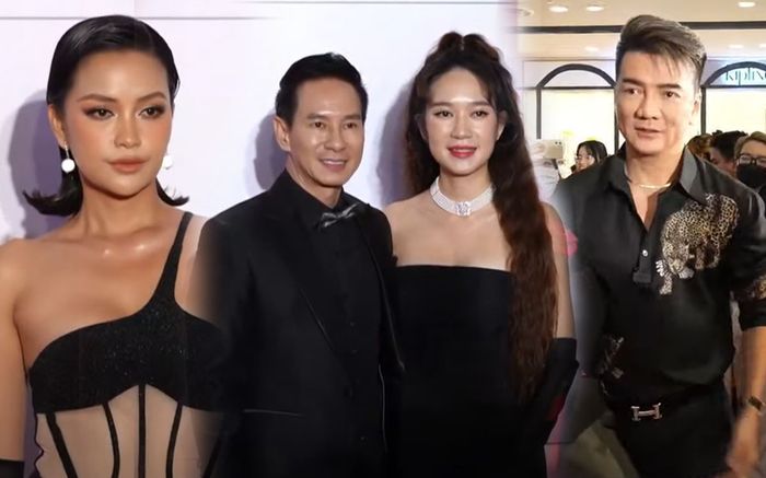 Đàm Vĩnh Hưng, Hoa hậu Ngọc Châu và dàn sao khủng đổ bộ siêu thảm đỏ họp báo ra mắt Lật Mặt 6 của Lý Hải