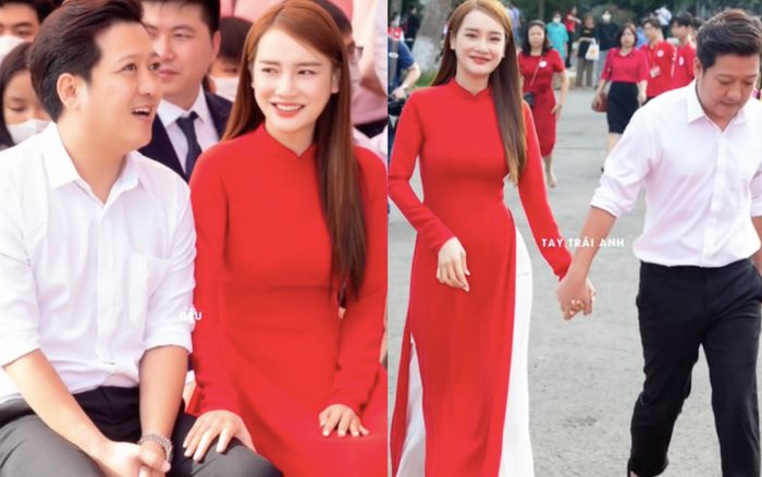 Nhã Phương lộ diện cùng Trường Giang sau công bố mang thai lần 2, visual mẹ bầu gây chú ý