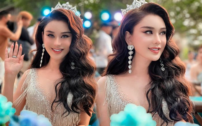 Trước tranh cãi đội vương miện dự sự kiện dù không là Hoa hậu, Lâm Khánh Chi nói gì?