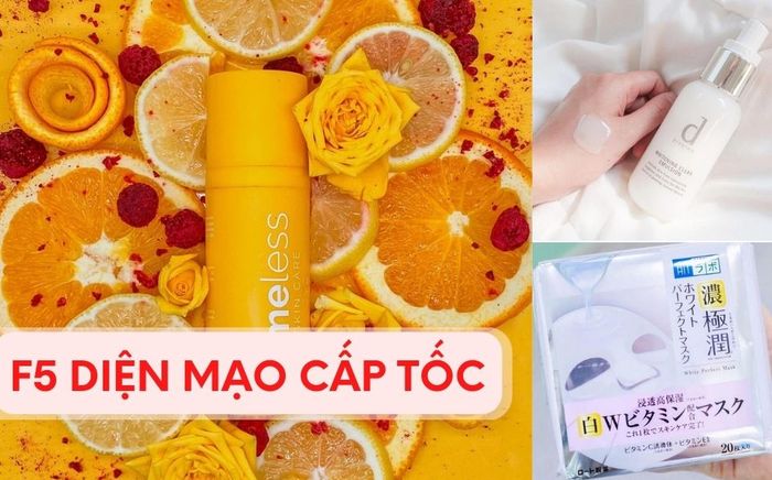 Phục hồi da trắng sáng cấp tốc cho ngày trở lại văn phòng với loạt skincare sale sốc 50%