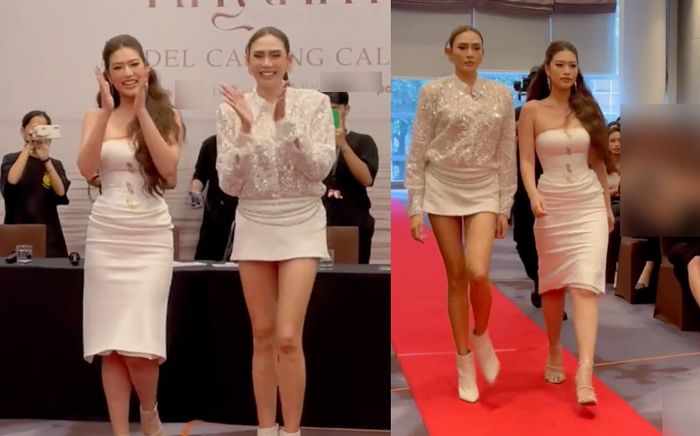 Thiên Ân bị 'chặt đẹp' khi đọ catwalk với Võ Hoàng Yến, netizen nói thẳng điều phũ phàng
