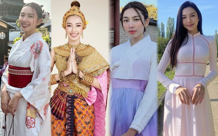 Hoa hậu cân hết mọi trang phục truyền thống gọi tên Thuỳ Tiên, đi đến đâu là gây thương nhớ đến đó!
