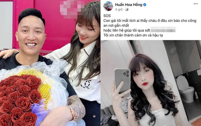 Thực hư thông tin con gái Huấn Hoa Hồng mất tích