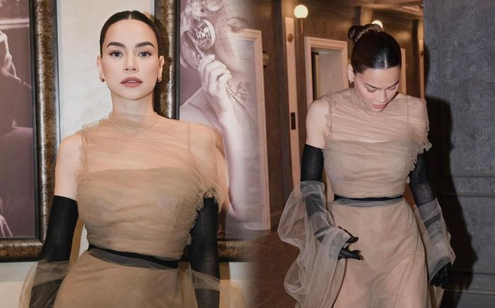 Hồ Ngọc Hà diện đầm kiêu sa, nhìn xuống dưới mới 'hú hồn chim én'