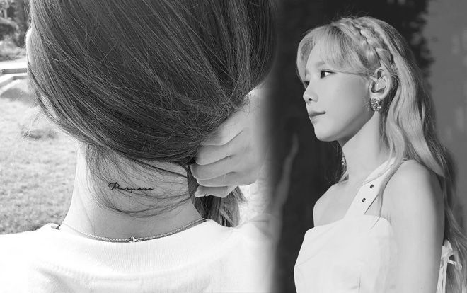 Ngại xăm trổ mà vẫn muốn sành điệu các nàng học ngay Yoona Taeyeon diện hình  xăm dán nhỏ xinh tinh tế  Phong cách sao  Việt Giải Trí
