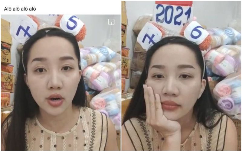 Vợ Lê Dương Bảo Lâm vẫn công khai livestream bán hàng và 'chốt đơn'