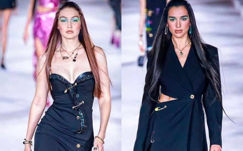 Gigi Hadid Cùng Cô Em Chồng Tương Lai 'Náo Loạn' Show Versace