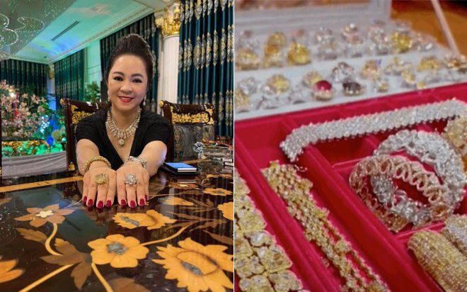 Nguyễn Phương Hằng từng gây choáng với mâm kim cương, sổ đỏ tính cân