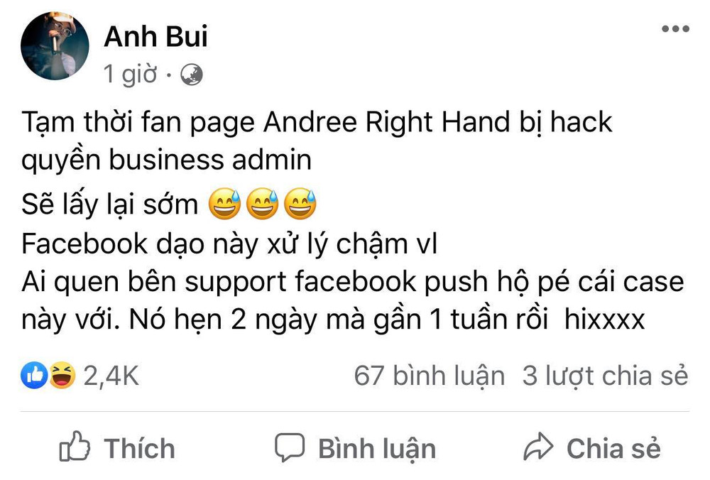 Rapper Andree bất ngờ livestream bán giấy vệ sinh? Ảnh 3