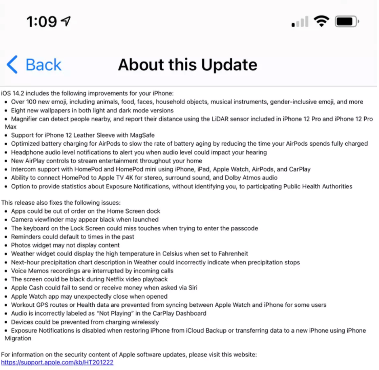 Apple tung iOS 14.2 vá lỗi bảo mật quan trọng, người dùng iPhone nên cập nhật ngay Ảnh 3