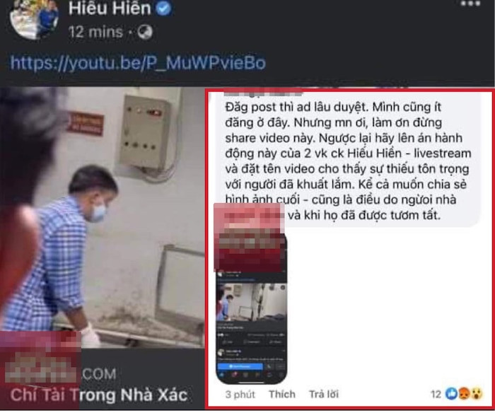 Hiếu Hiền xin lỗi vì chia sẻ clip hình ảnh cuối đời của nghệ sĩ Chí Tài: 'Em thiếu suy nghĩ' Ảnh 3