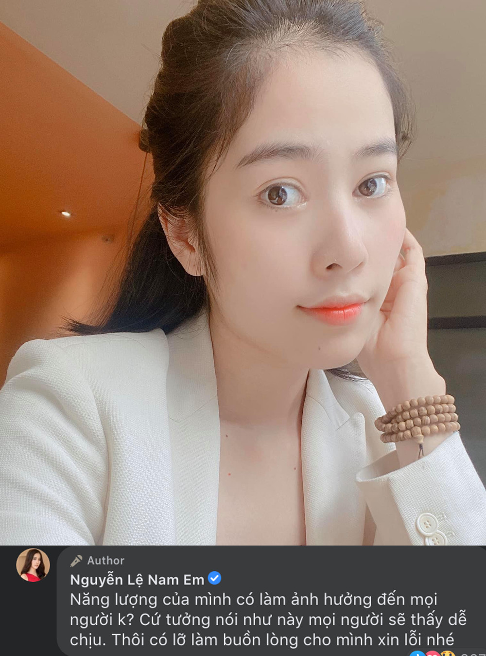Sau công khai yêu Lãnh Thanh, Nam Em xin lỗi fan trước dòng trạng thái bị nghi ngờ mắc trầm cảm trở lại Ảnh 5