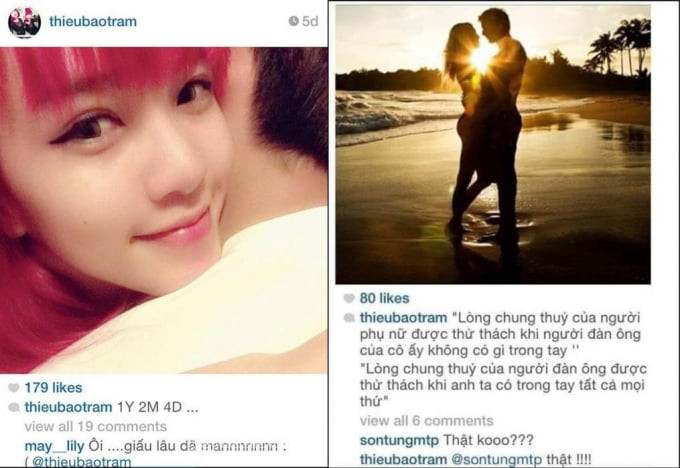 Trước tin đồn chia tay, Sơn Tùng và Thiều Bảo Trâm đã có những biểu hiện hẹn hò nào? Ảnh 1