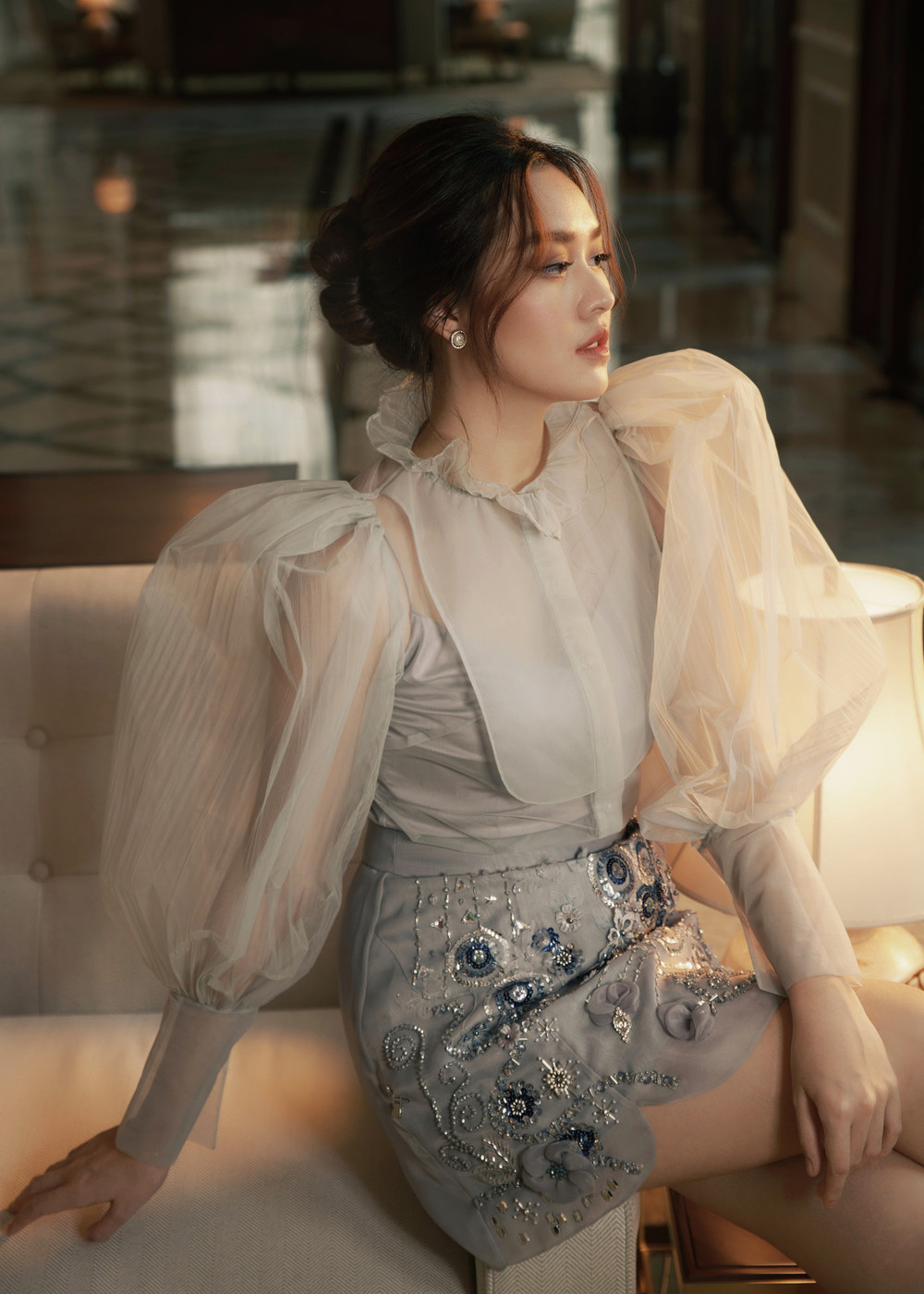 Qúa xinh đẹp, thuần khiết Á hậu Tường San được fan ví như Song Hye Kyo phiên bản Việt Ảnh 3