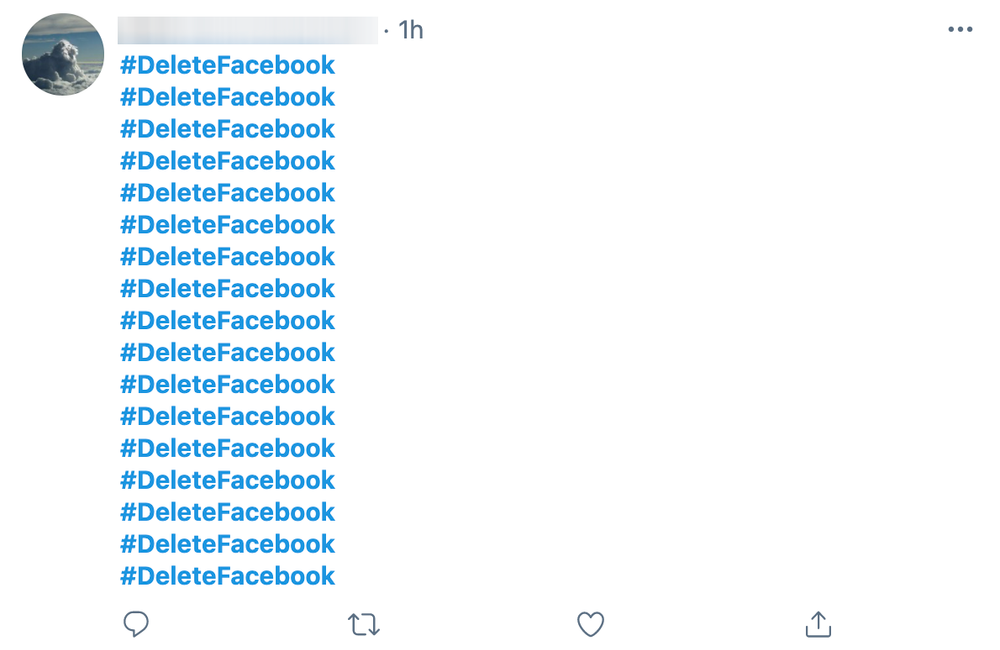 Facebook đối mặt làn sóng tẩy chay trên toàn cầu, hashtag #DeleteFacebook trở thành từ khoá trending Ảnh 2