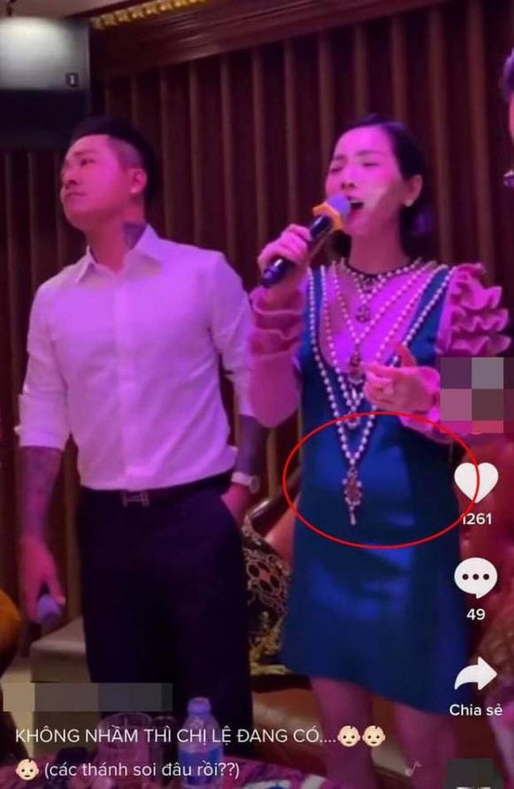 Phản ứng của Lệ Quyên khi bị cư dân mạng khẳng định đang mang thai lần hai Ảnh 5