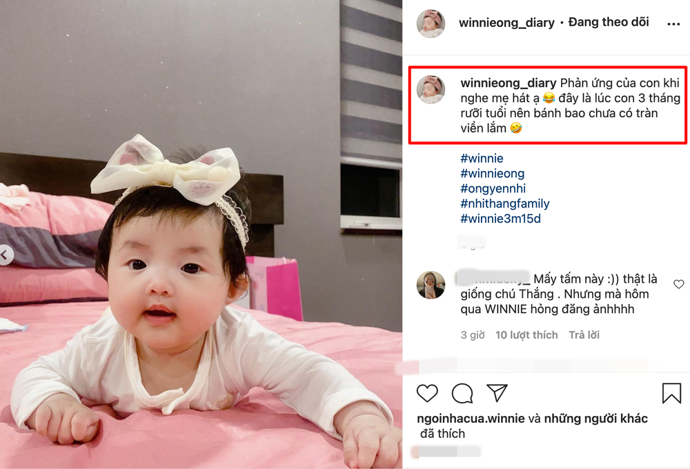 Đông Nhi tiết lộ bé Winnie thay đổi đáng kể chỉ sau 2 tháng, phản ứng cưng xỉu khi nghe mẹ hát Ảnh 3