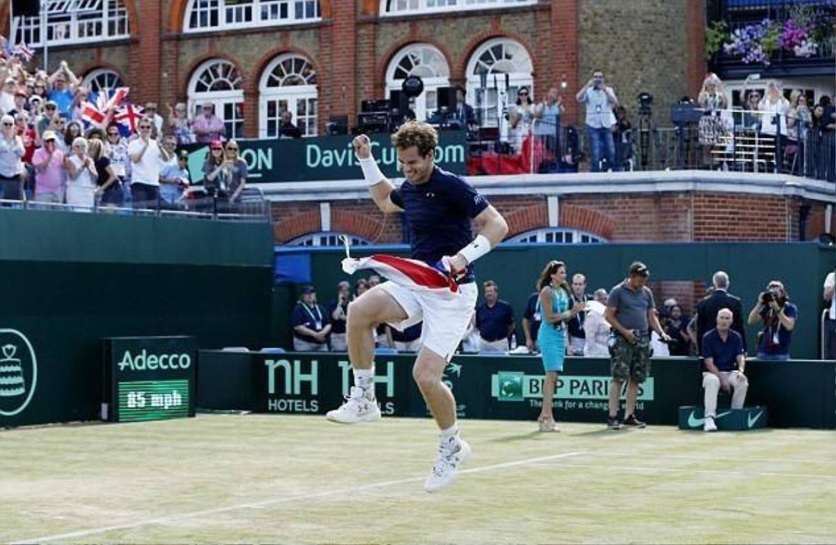 Murray giúp Vương quốc Anh vào bán kết Davis Cup sau 34 năm