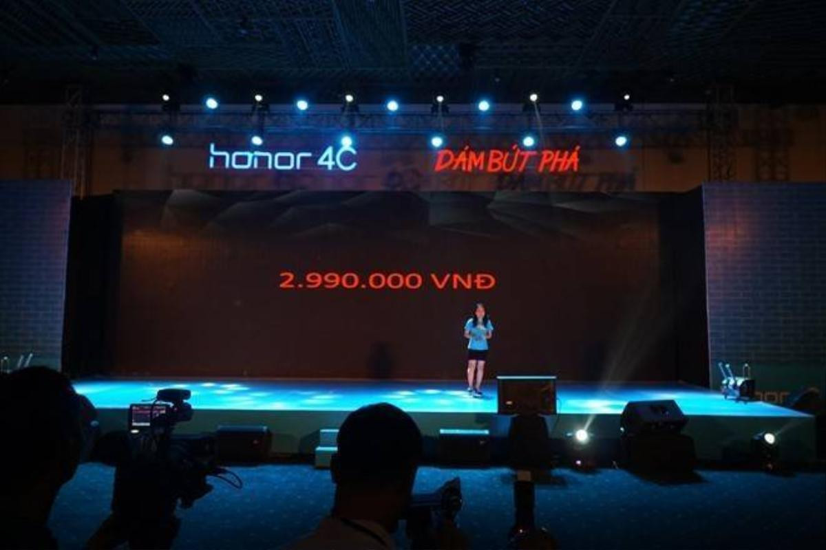 Honor 4C ra mắt tại VN, giá 2,9 triệu đồng