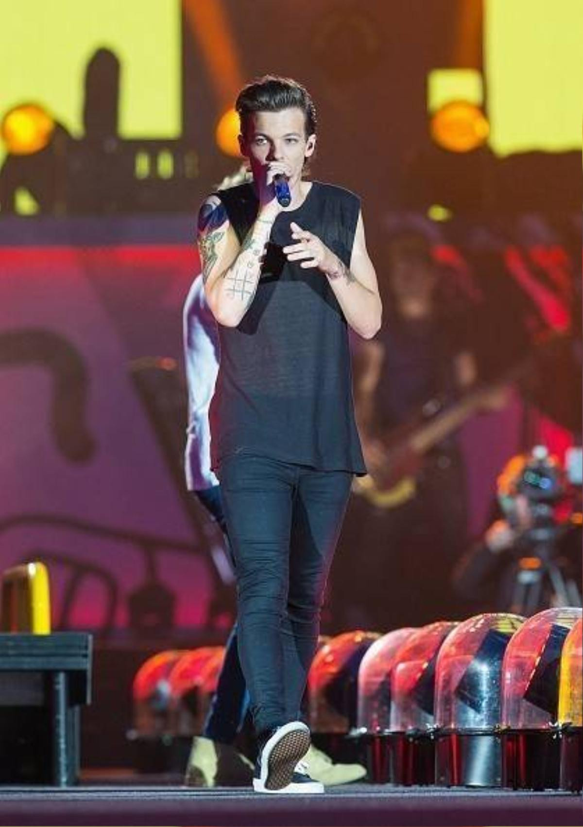 Louis Tomlinson biểu diễn ở Seattle, Washington hôm 15/7. 