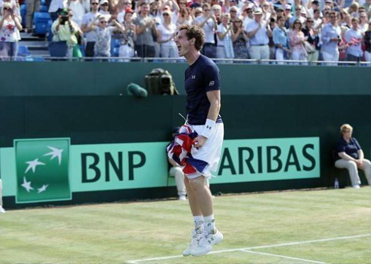 Murray giúp Vương quốc Anh vào bán kết Davis Cup sau 34 năm