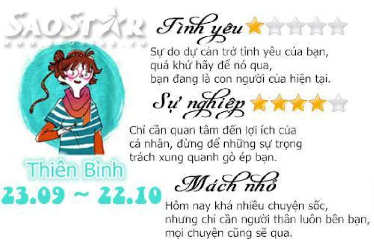 Thứ Bảy 5/9: Sự do dự cản trở tình yêu Thiên Bình Ảnh 7