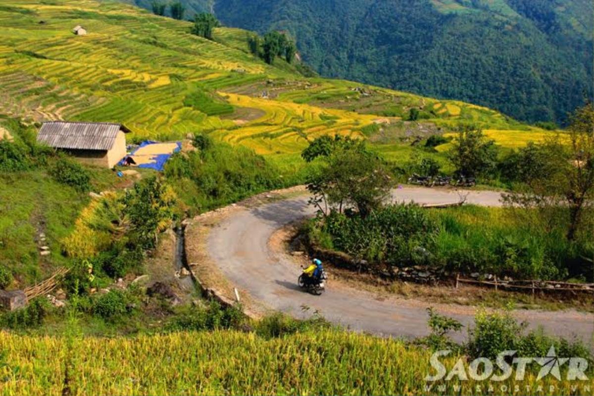 Tiếp tục từ Sàng Ma Sáo, chạy xe qua Dền Sáng bạn sẽ ghé thăm vùng đất trên trời Y Tý, nơi được mệnh danh là thiên đường lúa - mây của Việt Nam. Đây là xã vùng cao giáp biên với Trung Quốc nằm trên độ cao 2000m so với mực nước biển, với những thung lũng lúa đẹp nhất tỉnh Lào Cai. 