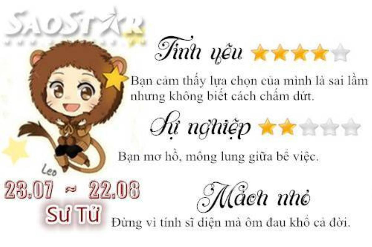 Chủ Nhật 13/9: Sư Tử biết mình sai lầm nhưng không thấy lối thoát Ảnh 5