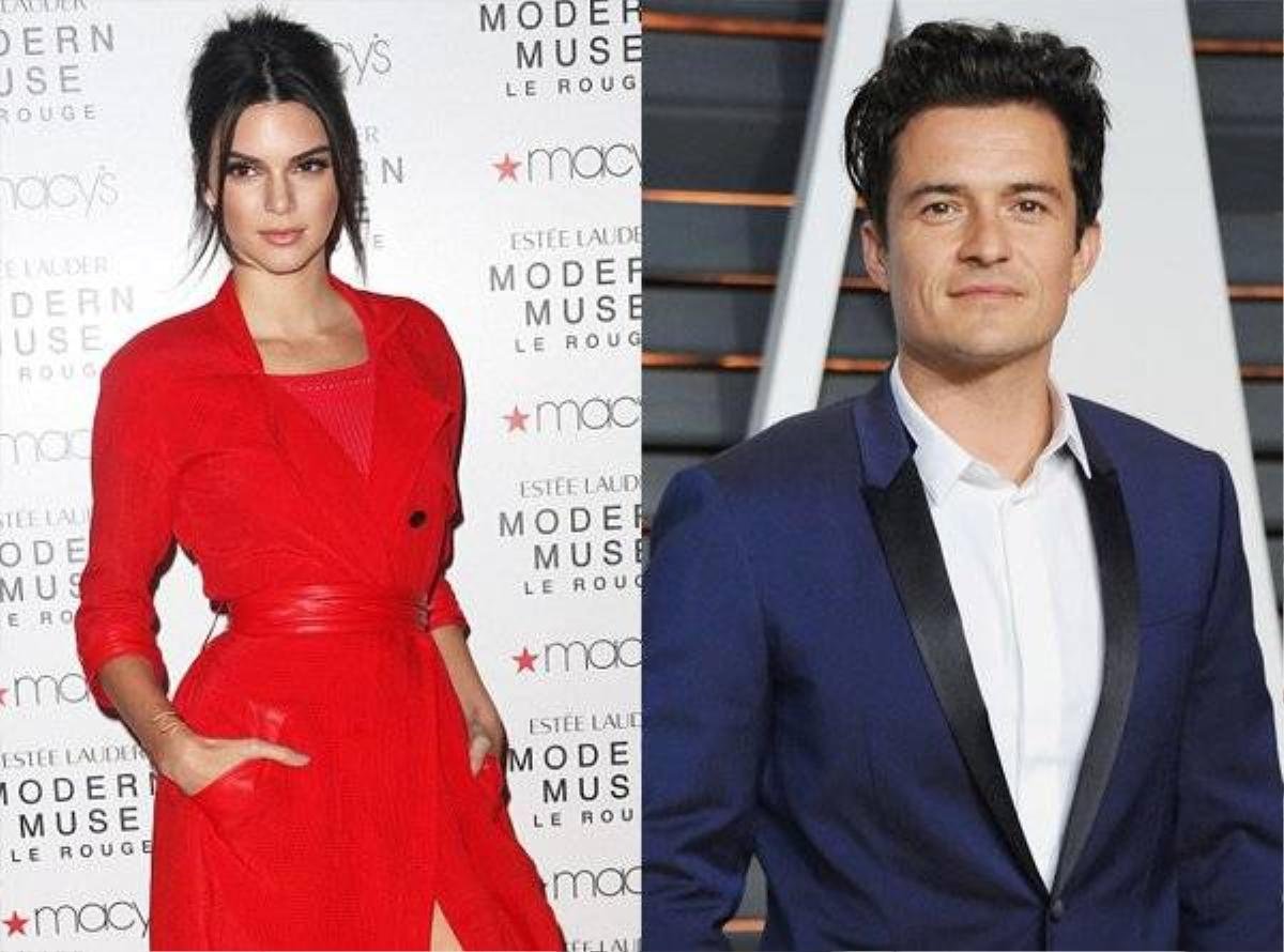 Kendall Jenner bị đồn là bóng hồng mới của Orlando Bloom.