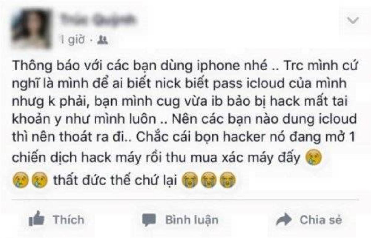 Một bạn gái suy đoán vấn đề.