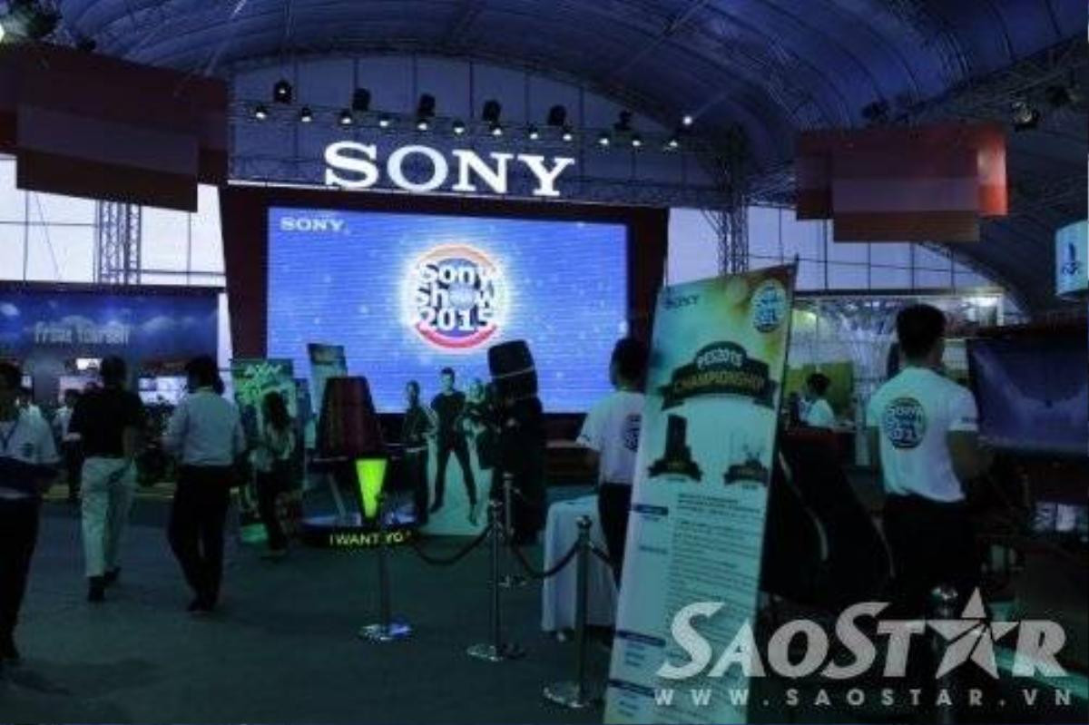 Sony Show 2015 được chia ra nhiều gian khác nhau để giới thiệu mọi loại sản phẩm công nghệ của Sony