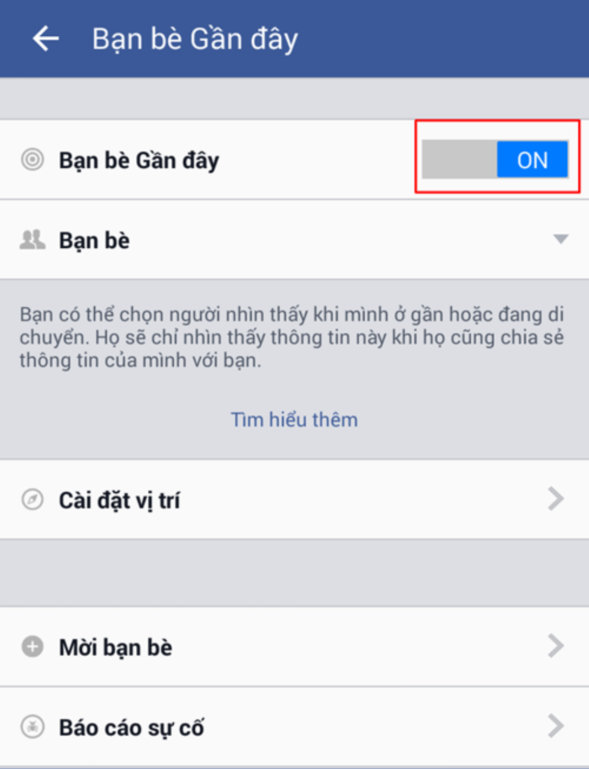 Facebook - Tim ban xung quanh (2)