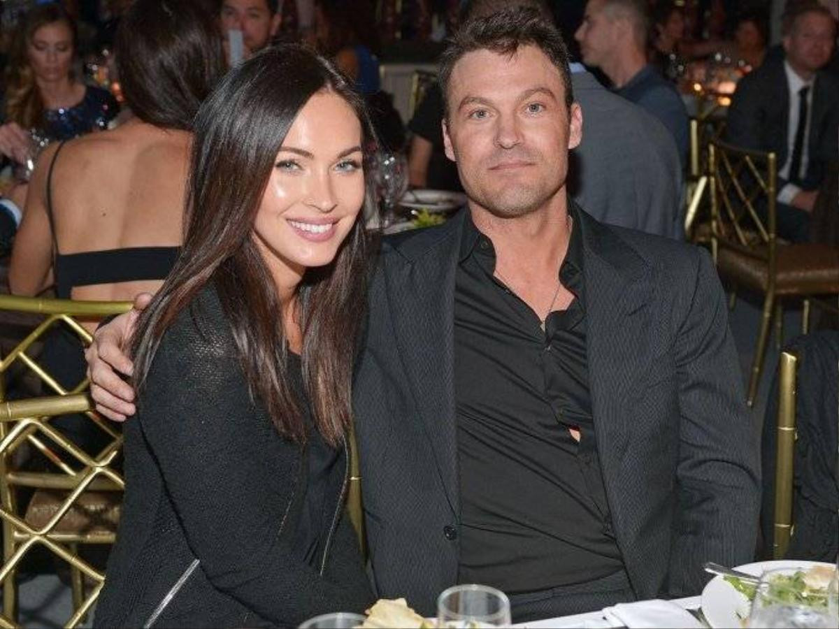 Vợ chồng Megan Fox - Brian Austin Green khi chưa chia tay.