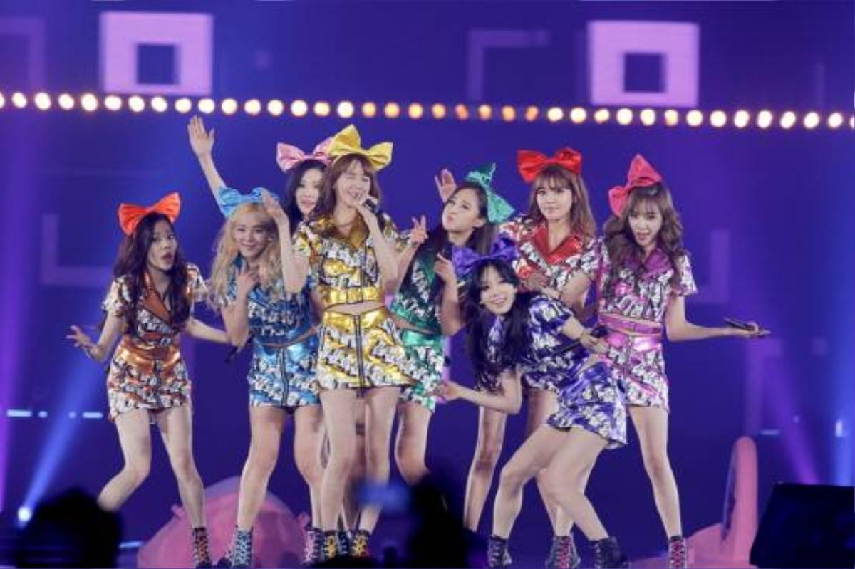 SNSD trong concert lớn gần đây nhất vào năm 2013.