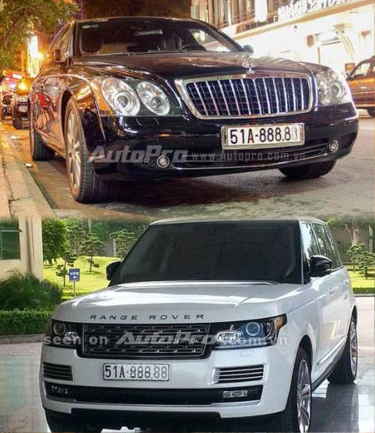 Đến lượt Range Rover Autobiography LWB mượn biển chiếc 57S gắn logo Zeppelin.